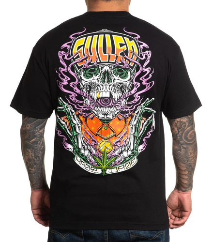 Sullen Mens Exhale Tattoo Lifestyle Graphic Art Polera De 