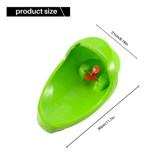 1 X Urinario Infantil Con Forma De Rana Fun Pot (verde) -fs