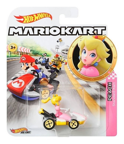 Hot Wheels - Mario Kart Personajes 1:64 Originales Mariokart