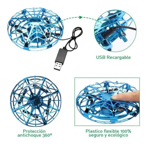 Mini Drone Sensor Movimientos Manos Induccion Ufo Niños