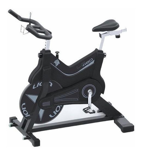 Bicicleta ergométrica Lion Fitness LF 480 para spinning cor preto