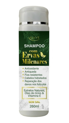 Shampoo Ervas Milenares Revitaliza E Fortalece