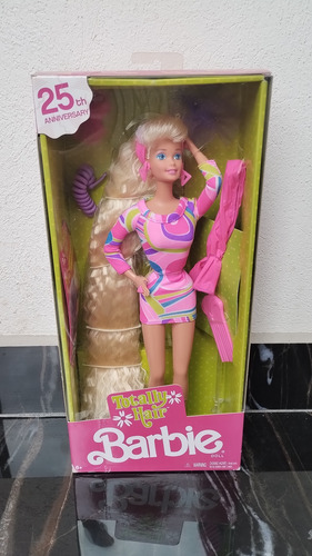 Barbie Totally Hair 25th Anniversary Dwf49 (Usado)