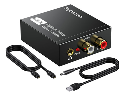 Conversor De Áudio Digital Para Analógico Dac 192khz Com Cab