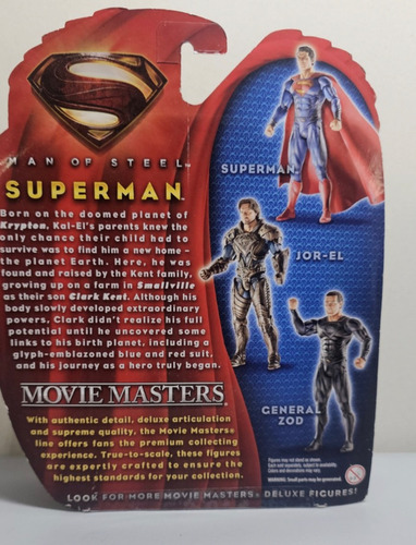 Superman Man Of Steel Henry Cavill Dc Multiverse Mattel 2013 (Usado)