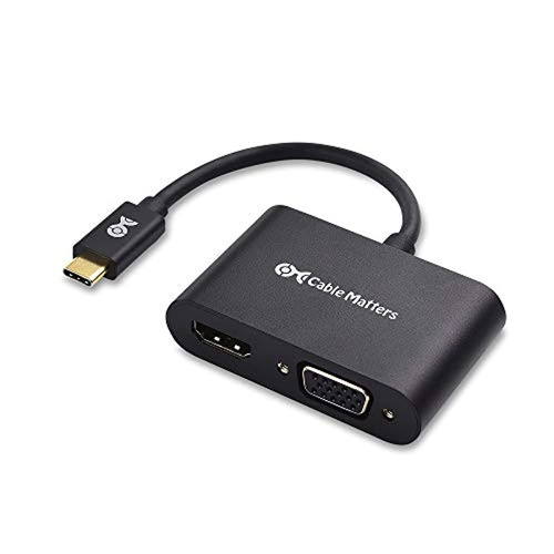 Adaptador Usb-c A Hdmi Y Vga Para Macbook Pro 2016/2017