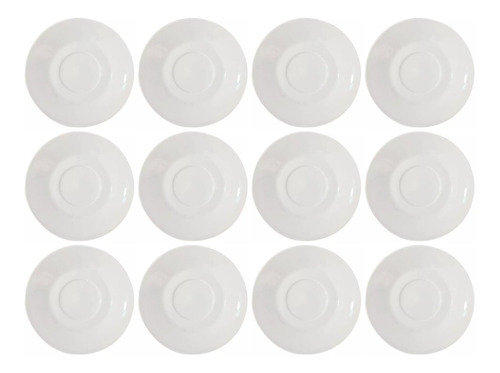 Plato De Café Tsuji Porcelana Linea 1600 Conico 12cm Pack 12