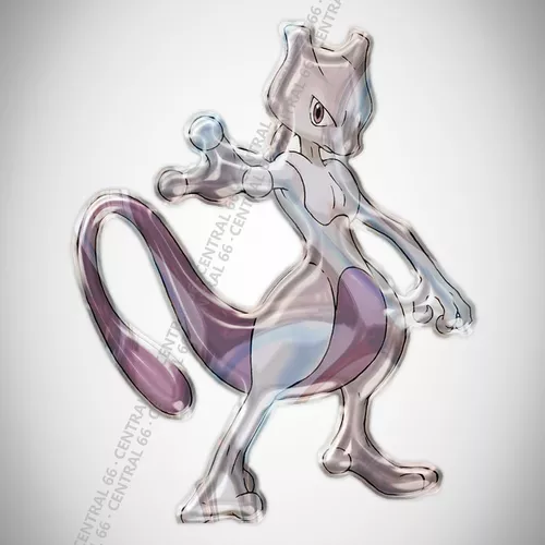 COMO DESENHAR O MEWTWO