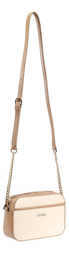 Bolsa crossbody Enso Casual color beige/camel
