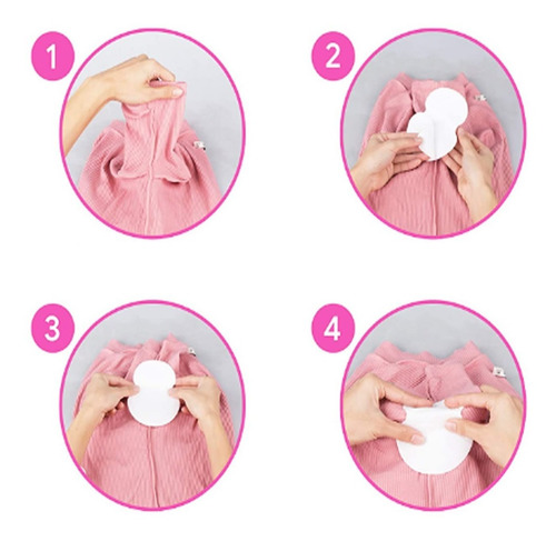 Lleva 10 Parches Axilas Absorbentes Antitranspirante Sudor.