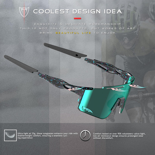 Attcl Gafas De Sol De Ciclismo De Lujo Para Hombres Y Gafas