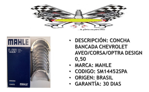 Concha Bancada Chevrolet Aveo/corsa/optra Design  0.50=0.20