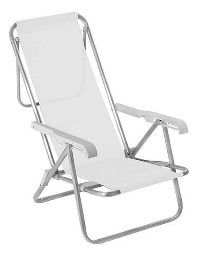 Silla Reposera Reclinable Color Blanco Mor 002269