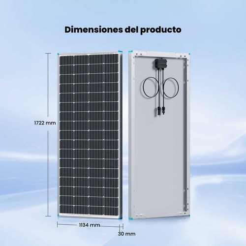 Panel Solar 400w 31v Monocristalino Energía Solar Para Kit Azul 30.7v 36.84v