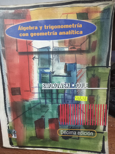 Álgebra  Y Trigonometria  Con Geometría  Analitica 