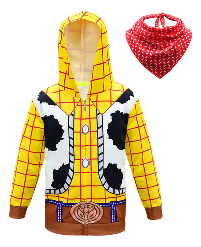 Cp1 Chaqueta Con Capucha Woody De Toy Story 4 For Carnaval