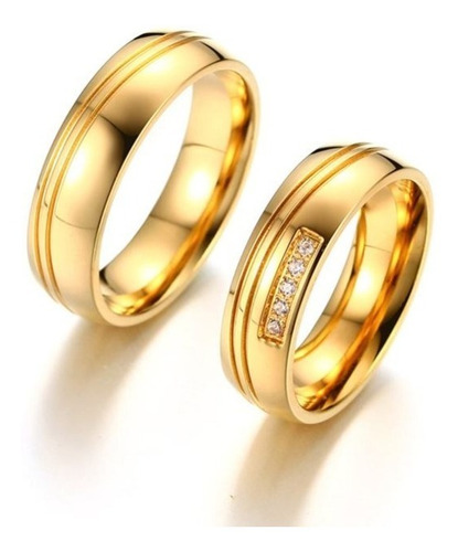 Anillo Elegante De Acero - Calidad Titanio Para Compromisos
