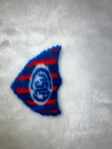 Tela Peluche Con Escudos De Fútbol Ancho 1,50m X Metro