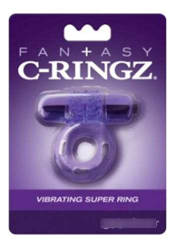 Anillo Vibrador Super Ring Fantasy Morado
