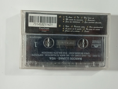 Cassette De Marcos Llunas Vida (#1989 (Usado)