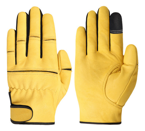 Guantes De Cuero For Jardinería Y Construcción Mecánica  [u]