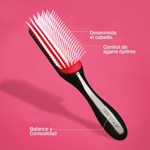 Cepillo Denman D3 Para Todo Tipo De Cabello Alisado C7011a