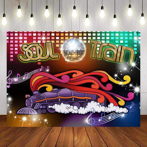 ~? 70's Soul Train Theme Photography Backdrop 70's And 80's 