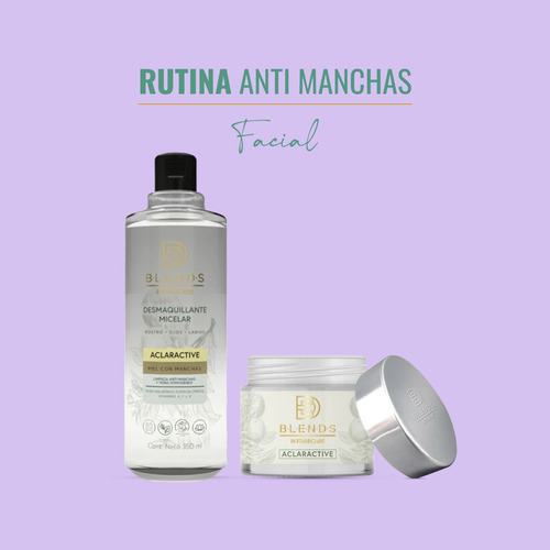 Rutina Aclarante Rostro Y Cuerpo Blends Botanicare Tipo de piel Todo tipo de piel