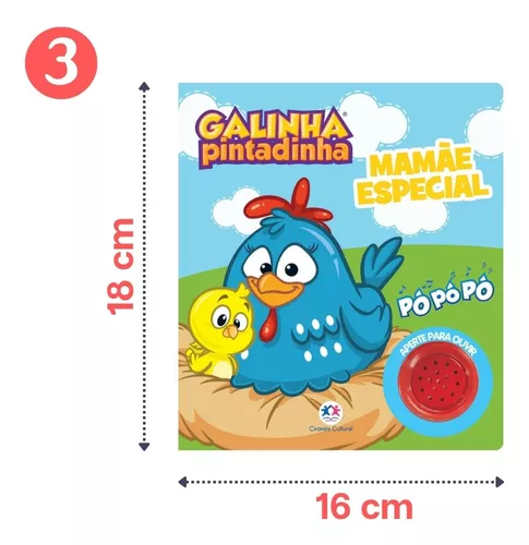 Livro Infantil Galinha Pintadinha Minhas Primeiras Cores e Formas Ciranda  Cultural - Papelaria Criativa