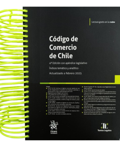 Codigo Comercio 2025 Anillado (tirant Lo Blanch)