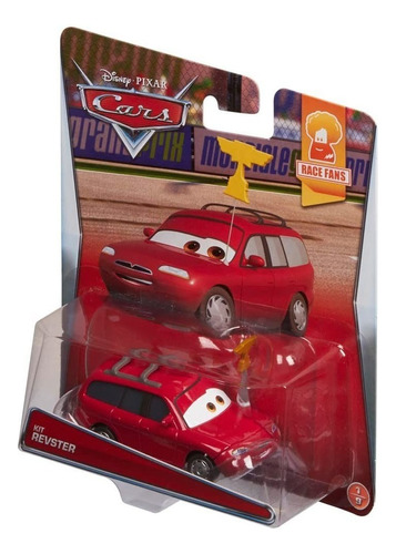Auto De Metal Cars Disney Pixar - Kit Revster - Mattel Color Rojo