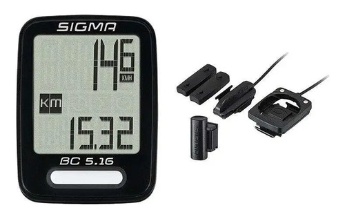Velocimetro Para Bicicleta Sigma Bc 5.16 Con Cable