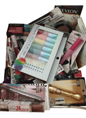 Lote 50pzas Cosmético Americano Covergirl Maybelline Mayoreo