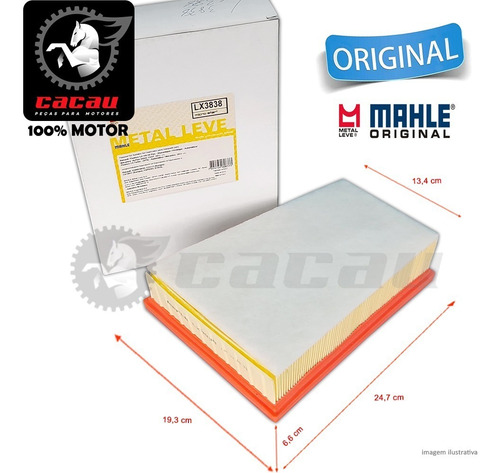 Imagem 2 de 2 de Filtro De Ar Renault Fluence 2.0 16v Flex Lx3838