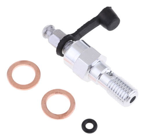 Imagen 4 de 6 de Borrador De Banjo Único De Acero Inoxidable 1.25 Mm Plata