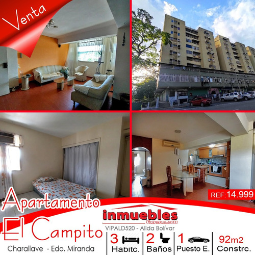 Apartamento Res. El Campito Centro De Charallave