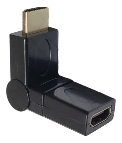 Adaptador Emenda Hdmi Flexível Femea X Macho 180 Graus Nf