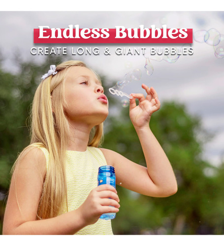 Pack 24 Botellas Burbujas Varitas Niños 4oz Fiesta Cumpleaño Color