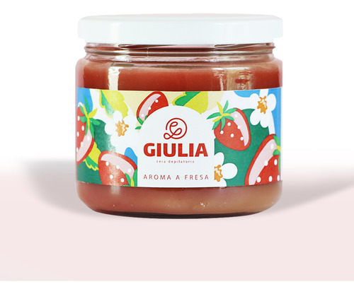 Cera Depilatoria Giulia Microondas Aroma Fresa