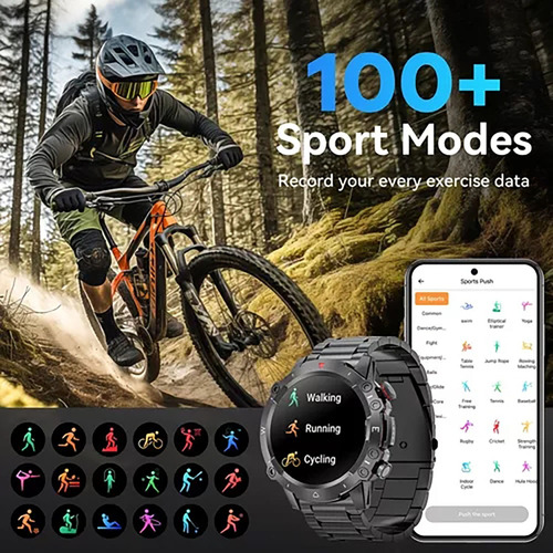 Ak56 Pro Smartwatch Bluetooth Llamada Ip67 Para Huawei Ios