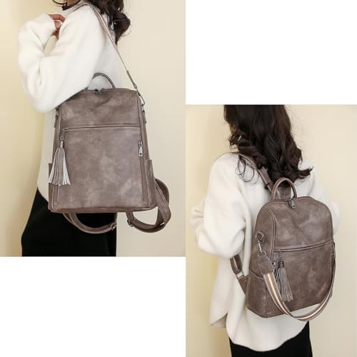 Sursee Mochila Monederos Para Mujer Pu Cuero Satchel Bolsos