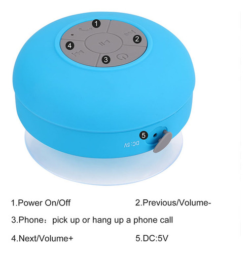 Mini Altavoz Portátil Con Audio Bluetooth A Prueba De Agua