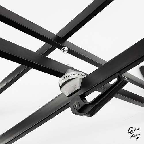 Imagen 4 de 8 de Soporte Pie Tijera Para Piano Teclado Doble Profesional