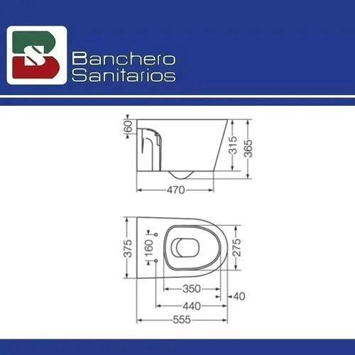 Inodoro Ferrum Marina Ihpj De Colgar + Soporte Vpsac P