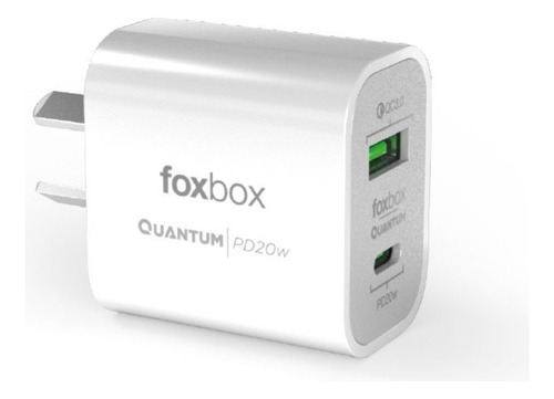 Cargador Pared Foxbox Volt Quantum 20w 2 Puertos - Ahora 12