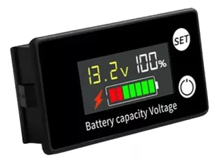 Voltímetro Digital Medidor Bateria 12v 24v 48v 72v