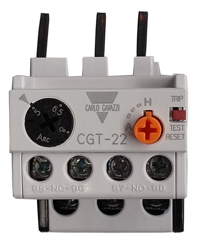 Relevador Termico Carlo Gavazzi Ajuste 5-8 Amper, Cgt-22-8a