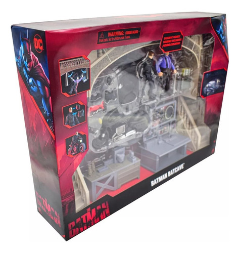 Baticueva Batman Set Juego Pelicula Baticiclo 50cm Batimoto
