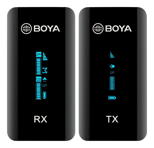 Boya By-xm6-k1 Microfone Sem Fio De Canal Duplo