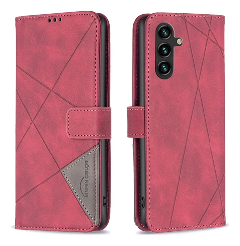 Funda Con Textura De Rombo Para Samsung Galaxy M34 5g